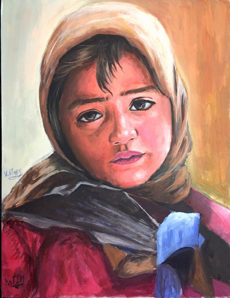 Original Oil Painting Art, “innocence”, "50 x 30”.